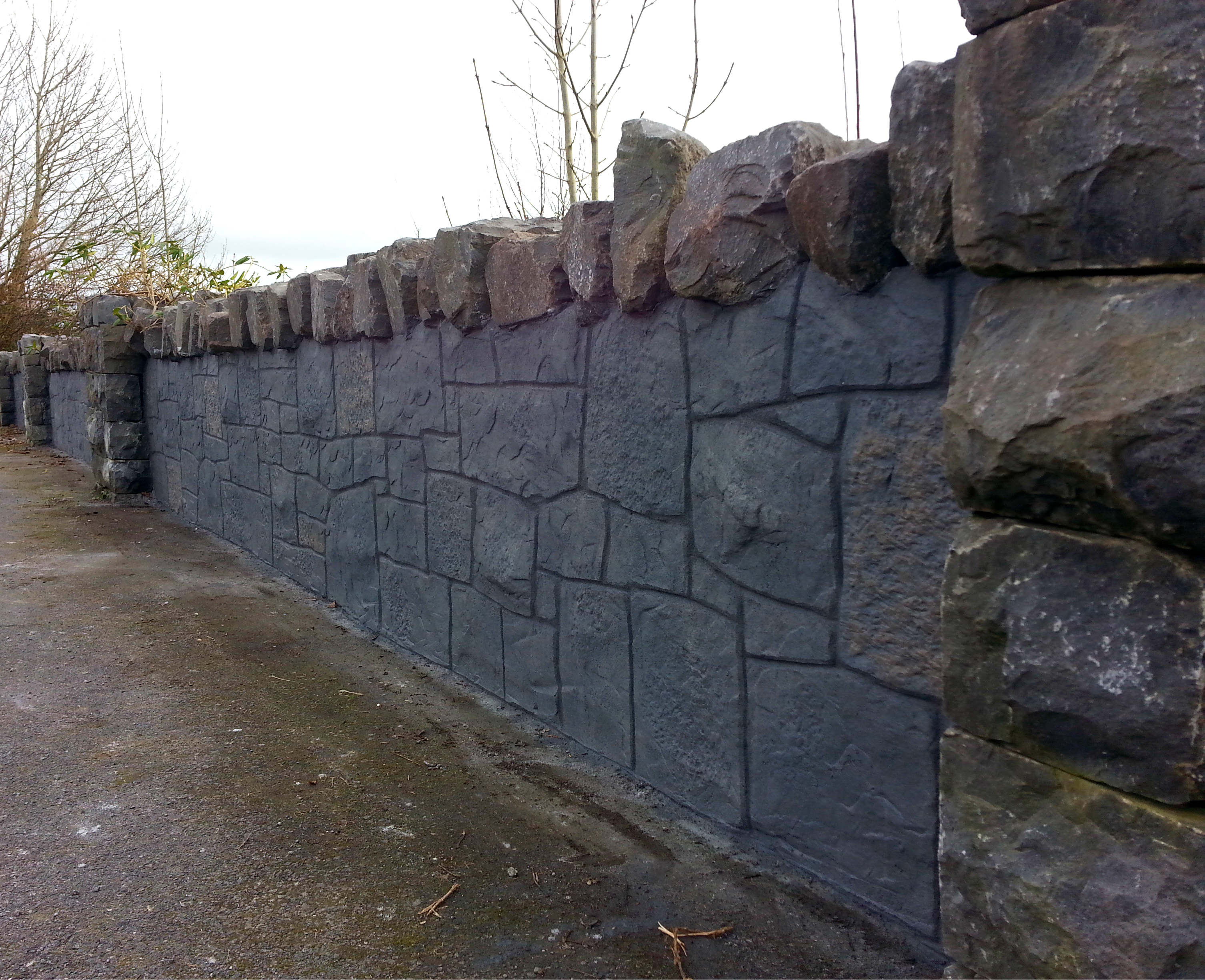 Stone Effect Plaster Decorative Printed Concrete & Plaster Galway