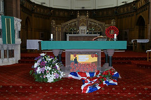 An Interior view of St. Werburgh's showing the Altar
