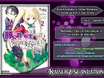 Buta Koushaku ni Tensei Shitakara, Kondo wa Kimi ni Suki to Iitai CapÃtulo 9