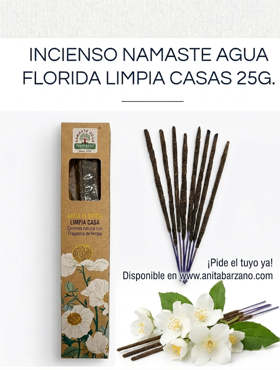 INCIENSO AGUA FLORIDA LIMPIA CASAS