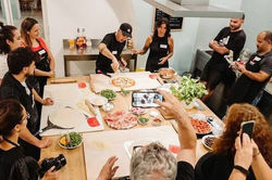 Pizza making demo
