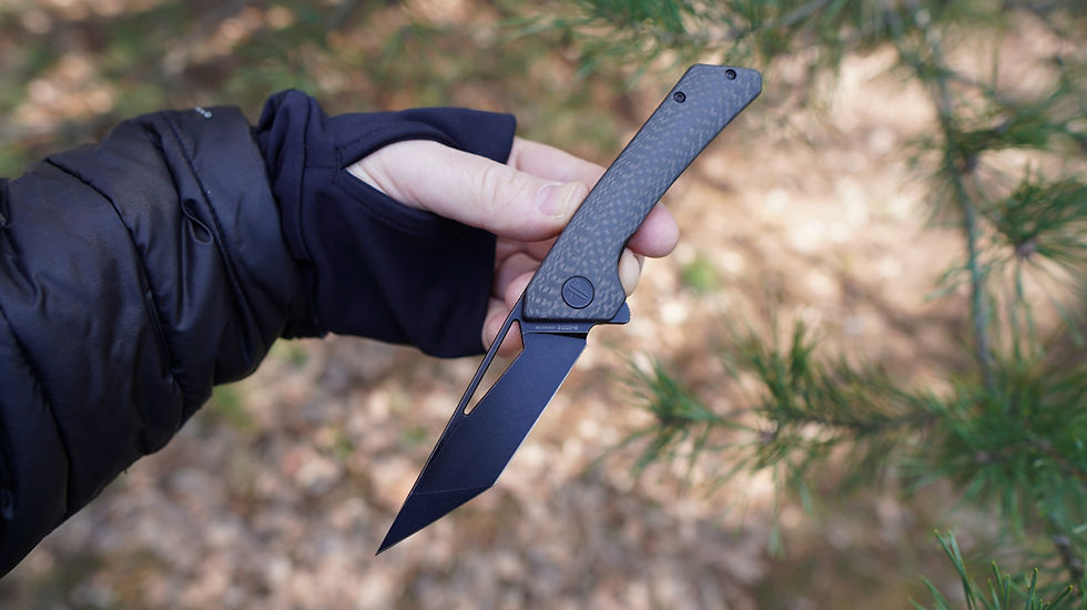 Прев'ю: LAST OPERATOR Carbon (Titanium Black) 🔪 NFK Design