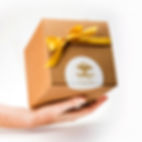 אריזת מתנה של הילה הוכמן ממתקים בעבודת יד