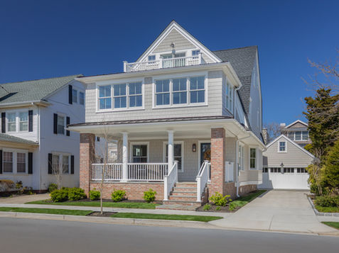 exterior architecture photography session in stone harbor nj