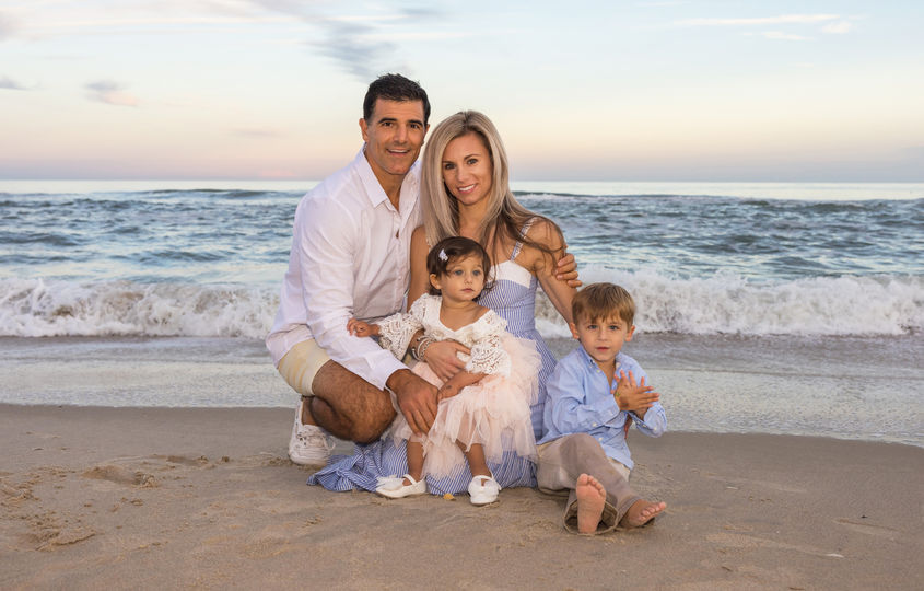 LBI family portraits on the beach