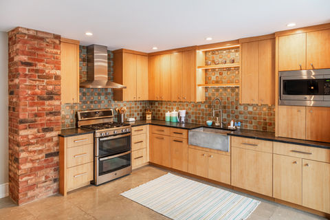 new designed stunning kitchen interior taken by a real estate photographer near me