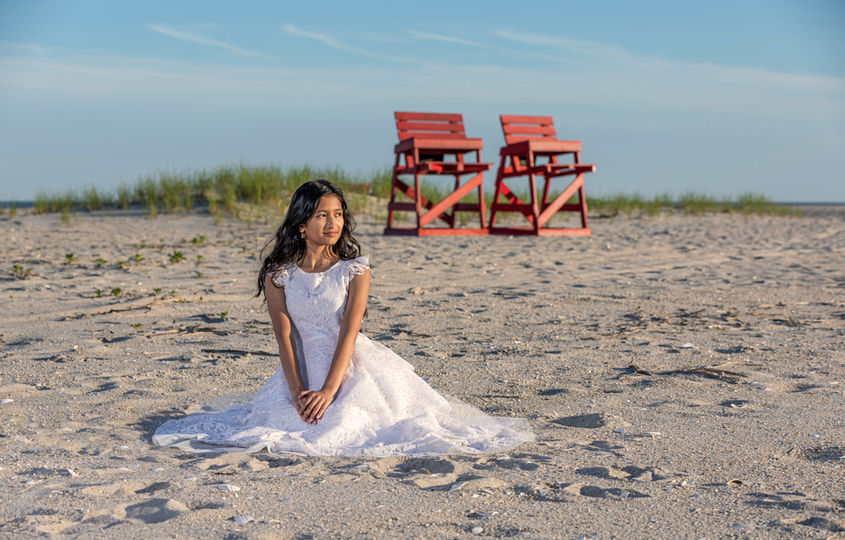 LBI senior beach portrait photographer for students and families on vacation