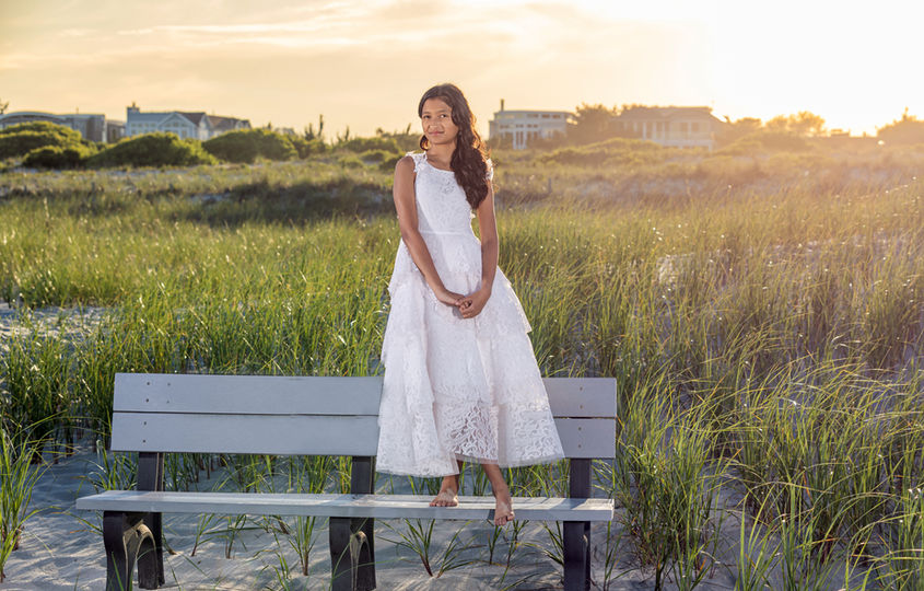lbi photographer for sunset family and senior portraits on the beach