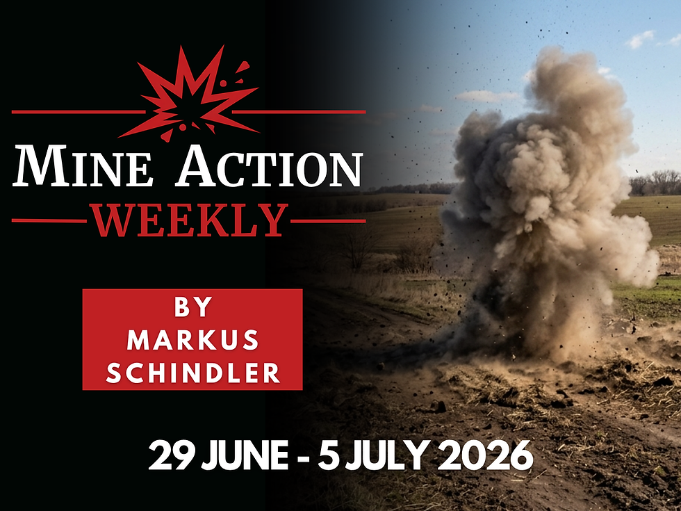 Mine Action Weekly, 29 June - 5 July 2026