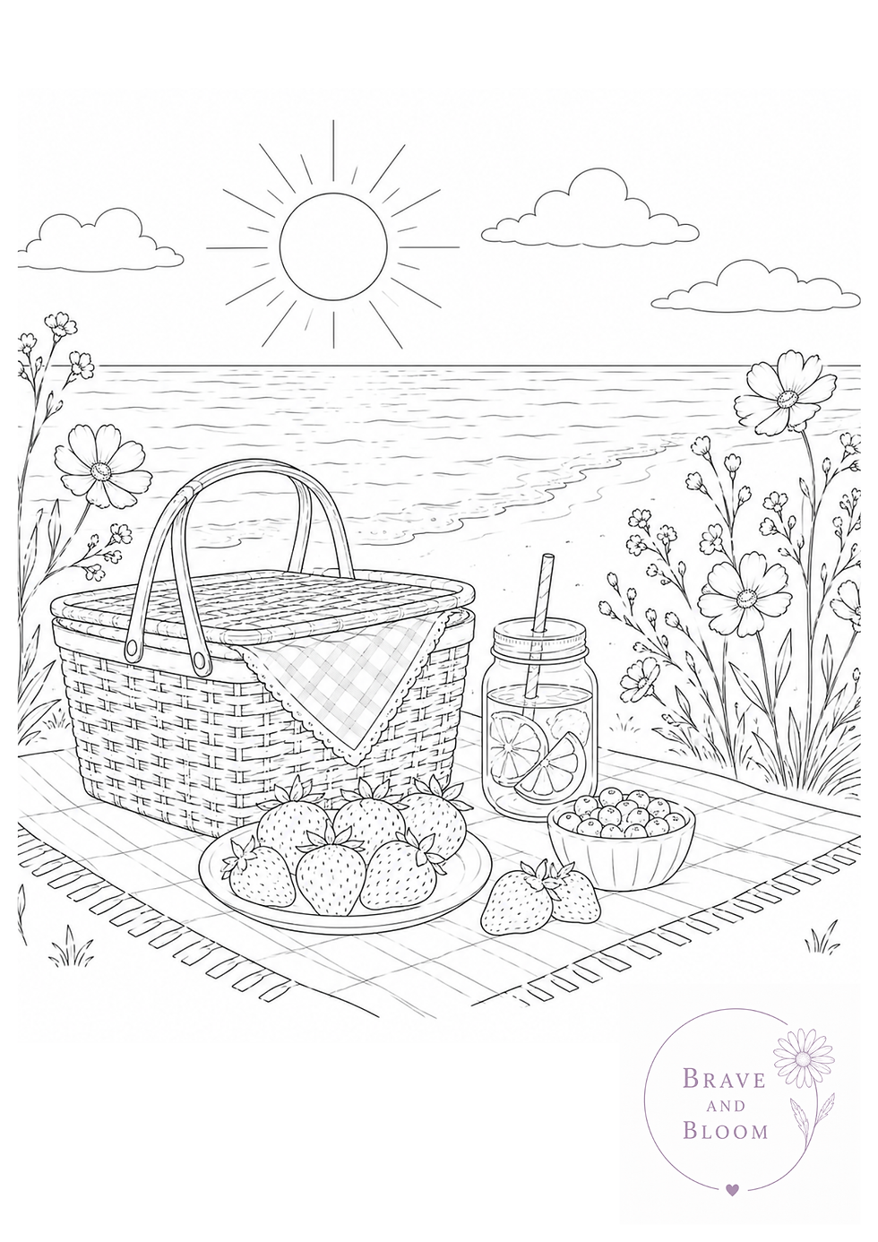 Thumbnail: June Colouring Book / Pages