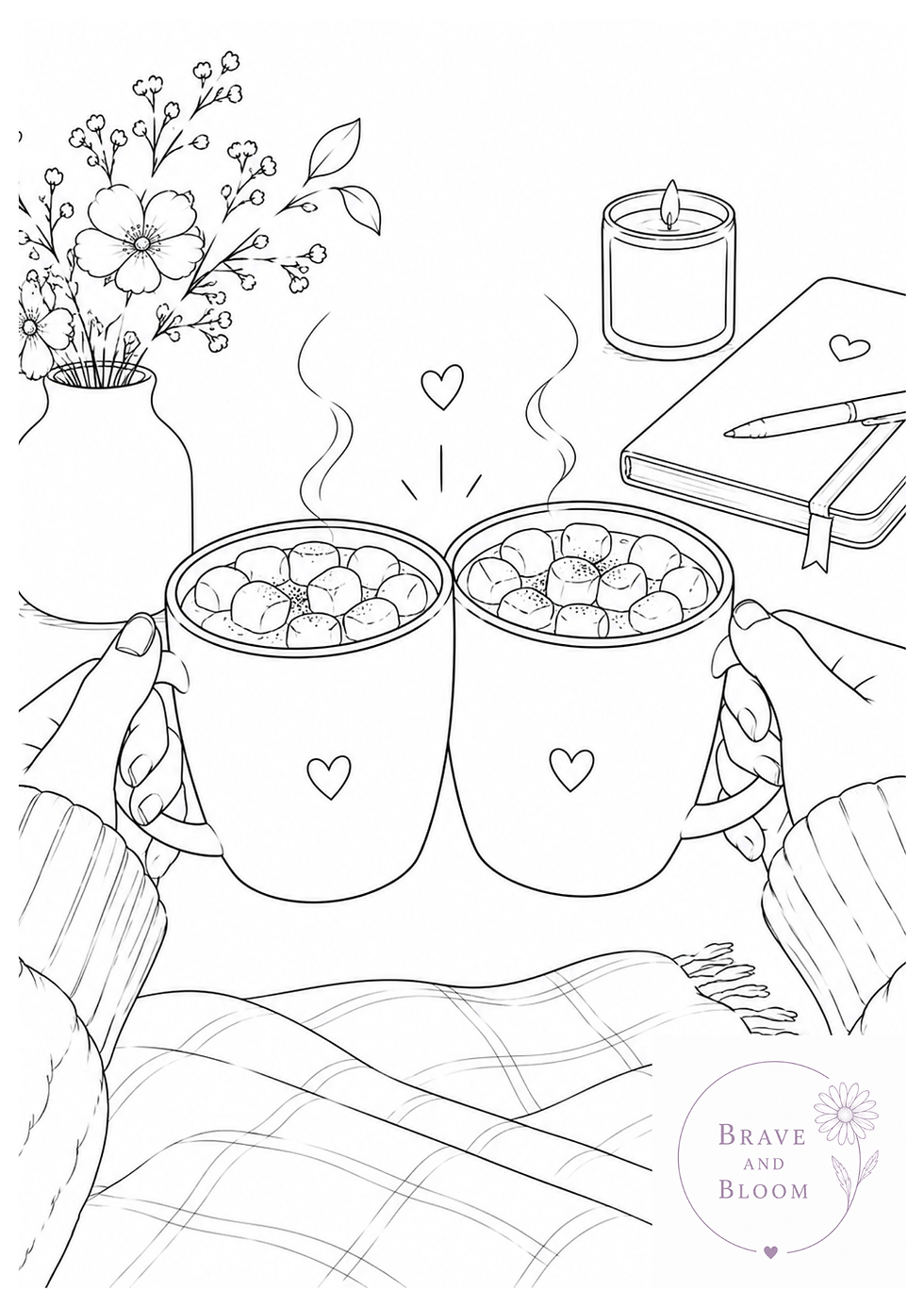 Thumbnail: November Colouring Book / Pages