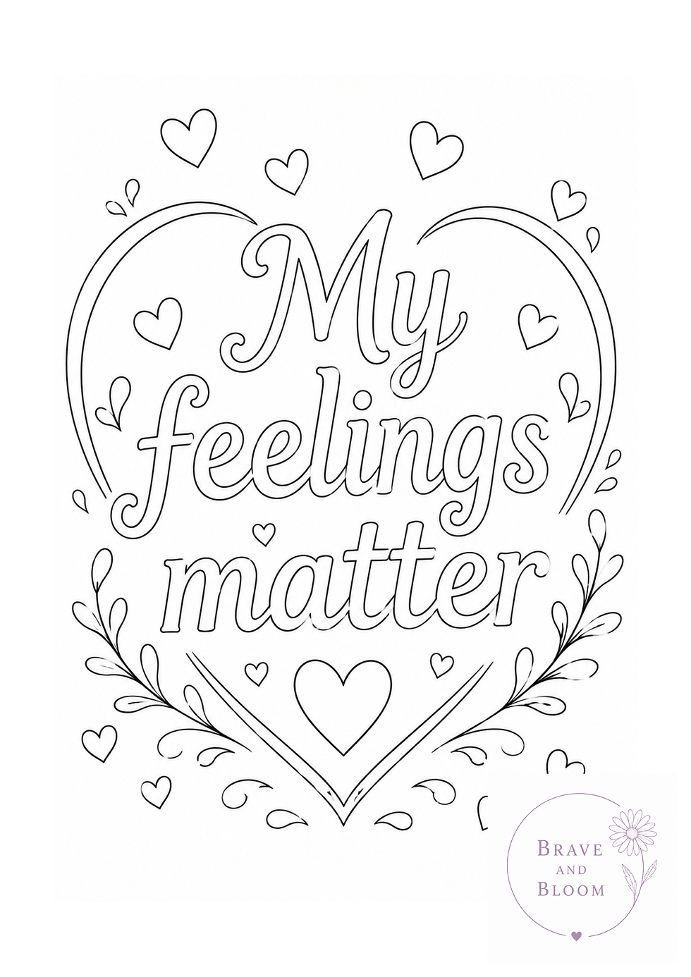 Thumbnail: February Colouring Book / Pages
