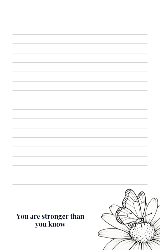 Thumbnail: Bloom through it Notebook