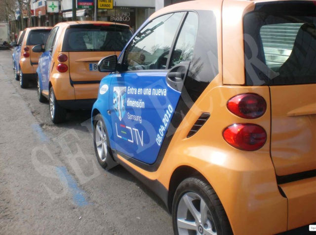 Rotulación de coche de empresa