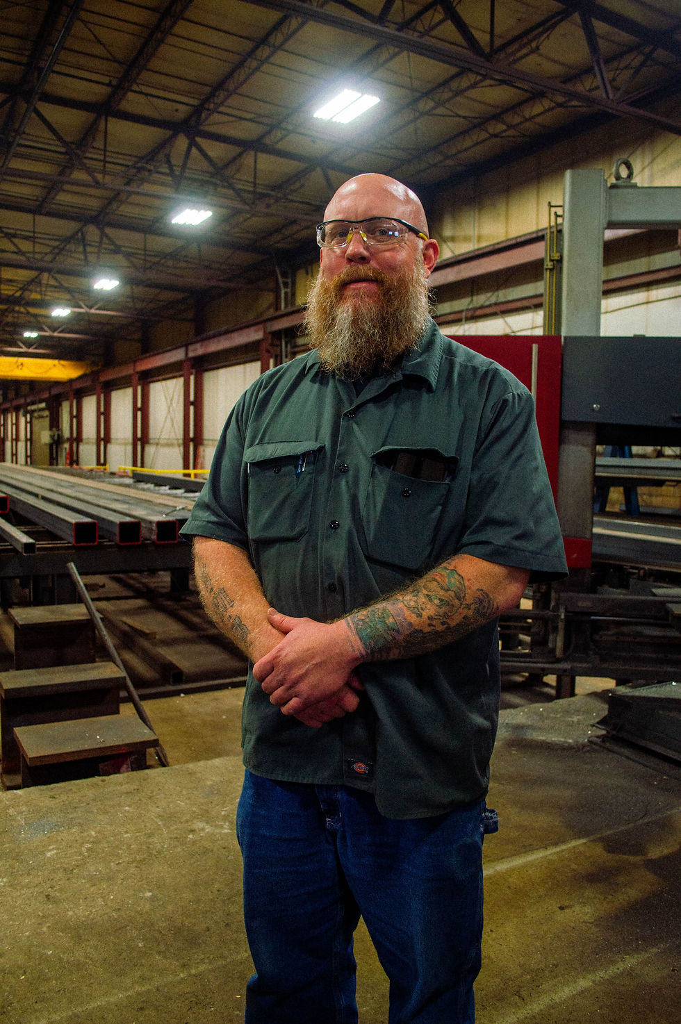 Traditional Blue Collar man