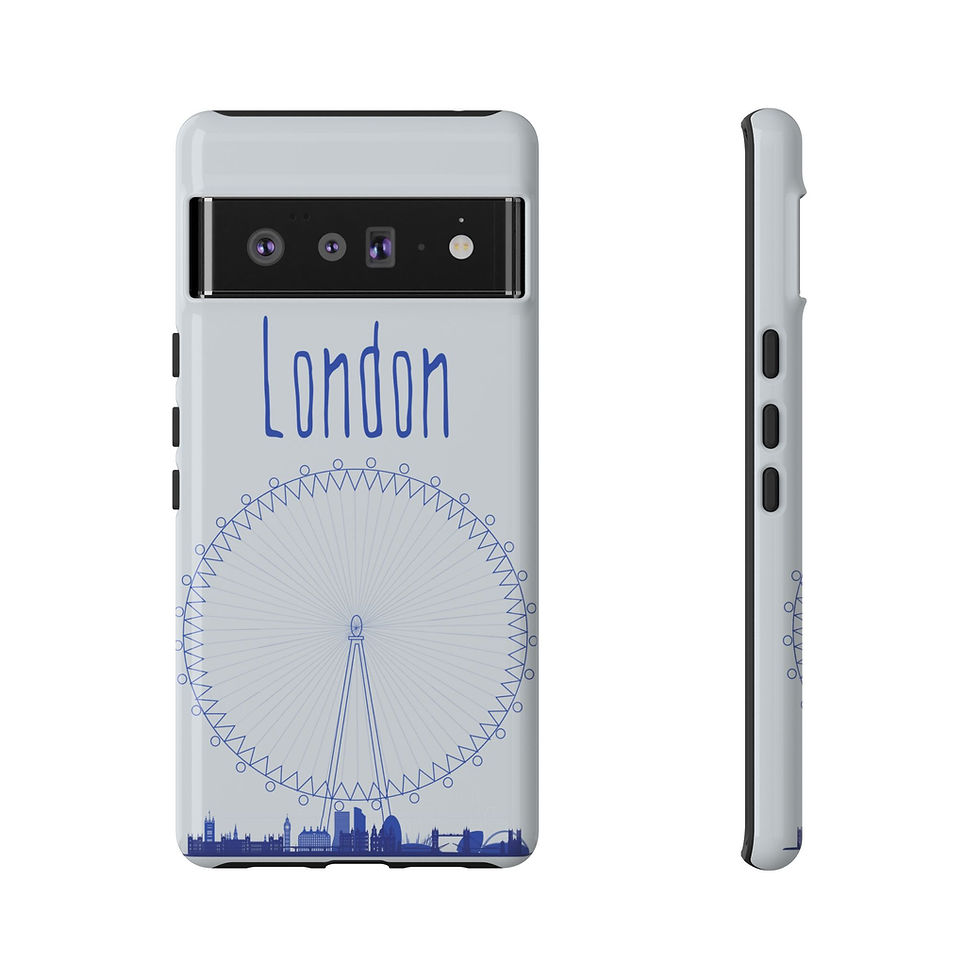 Thumbnail: London Eye Phone Case - Google Pixel 7 - Front and Side Views