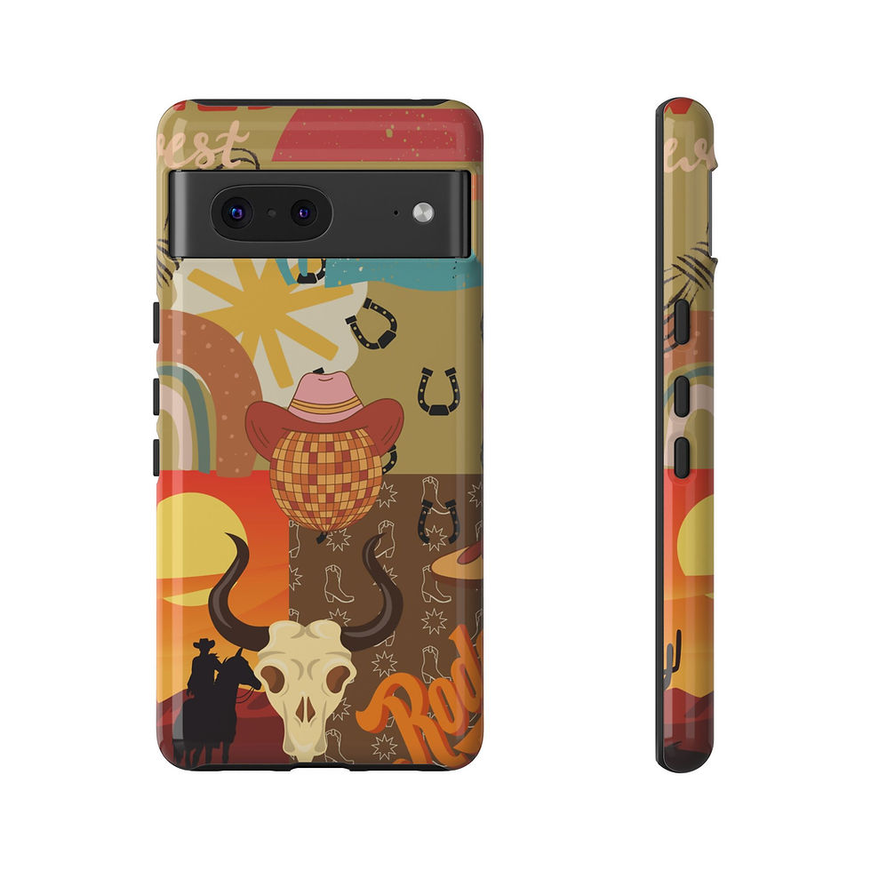 Thumbnail: Southwest Style Phone Case - Google Pixel 7 - Front and Side Views