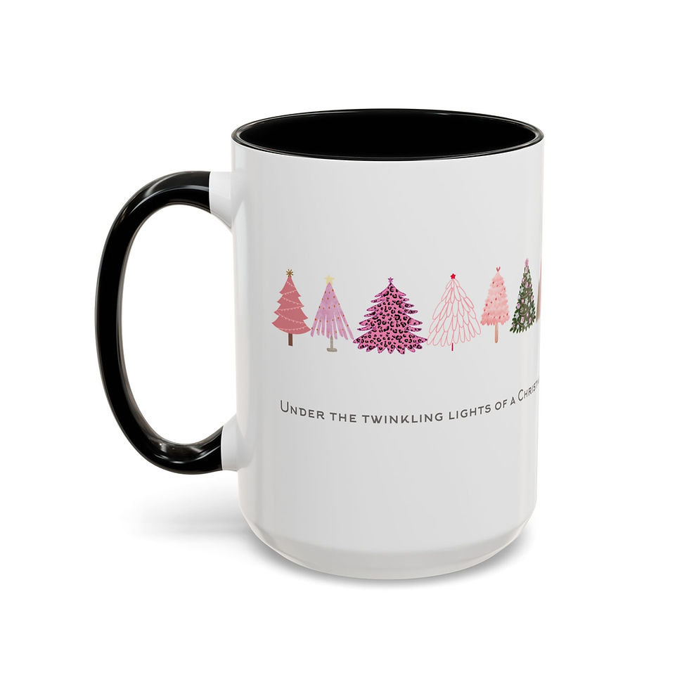 Thumbnail: Christmas Tree Mug - 15 oz Back