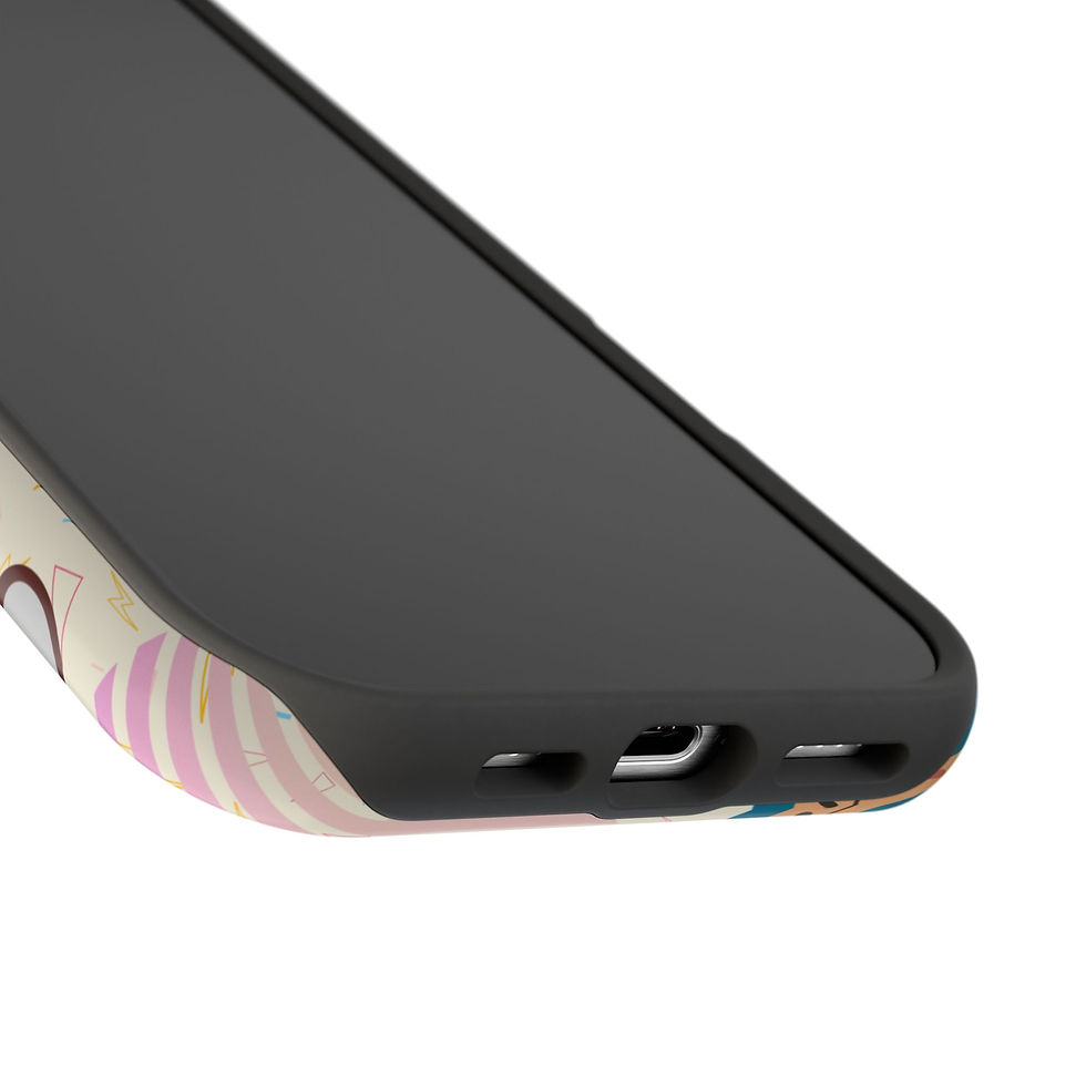 Thumbnail: I Love the 80s Impact Resistant Case - iPhone 16 Pro Max - Face of the Phone and Sides of the Case