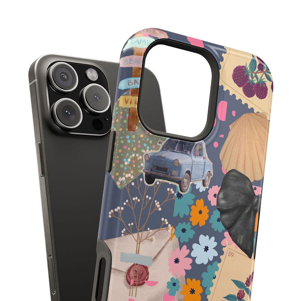 Thumbnail: Coquette Travel Design - Impact Resistant Case - iPhone 16 Pro Max - Phone and Case Separated