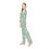 Thumbnail: Women's Satin Pajamas - Woman left side view
