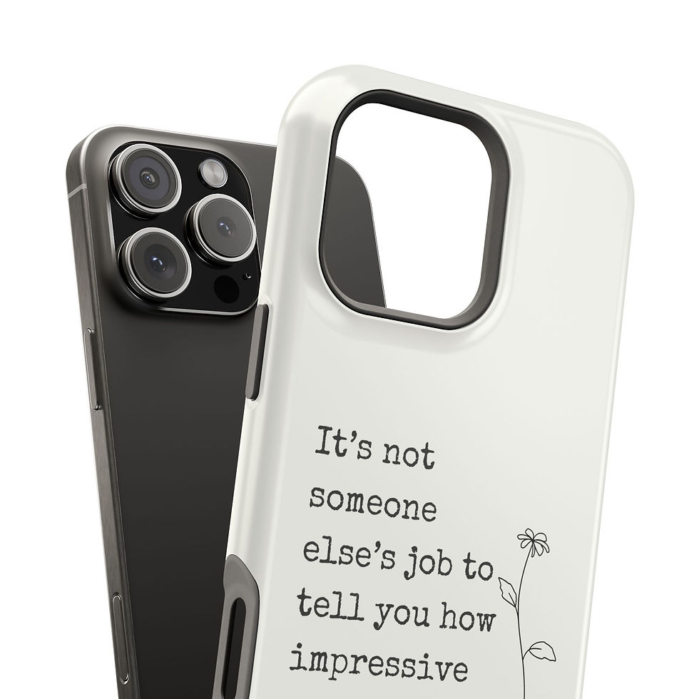 Thumbnail: Inspirational Magnetic Phone Case - iPhone 16 Pro Max - Phone and Case Separated