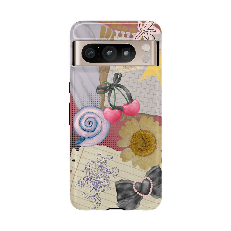 Thumbnail: Whimsical Retro Cottage Phone Case - Pixel 8 Pro
