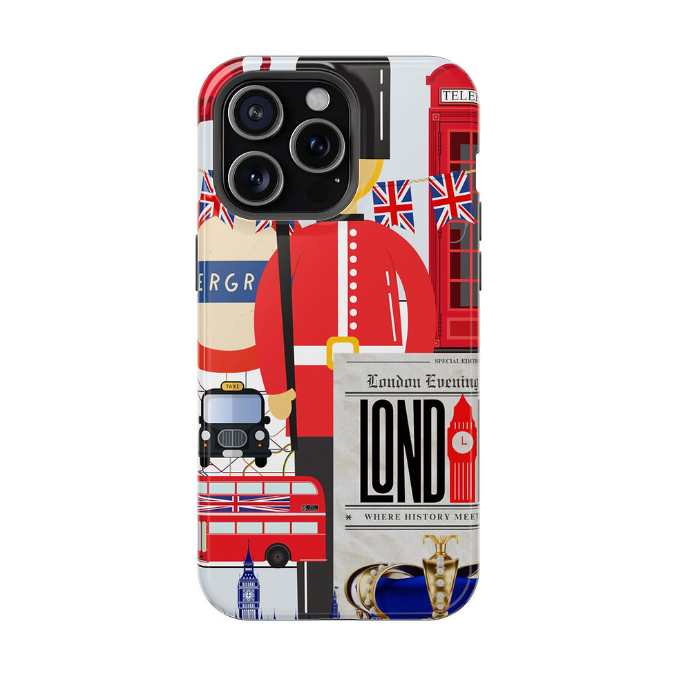 Thumbnail: Sights of London Impact Resistant Case-iPhone 15 Pro Max - Front of Case