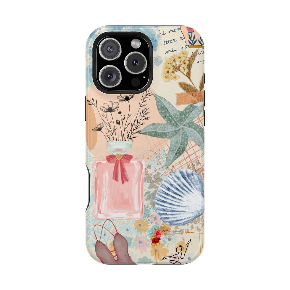 Thumbnail: Beachy Earthy Impact Resistant Case - iPhone 16 Pro Max - Front of the Case