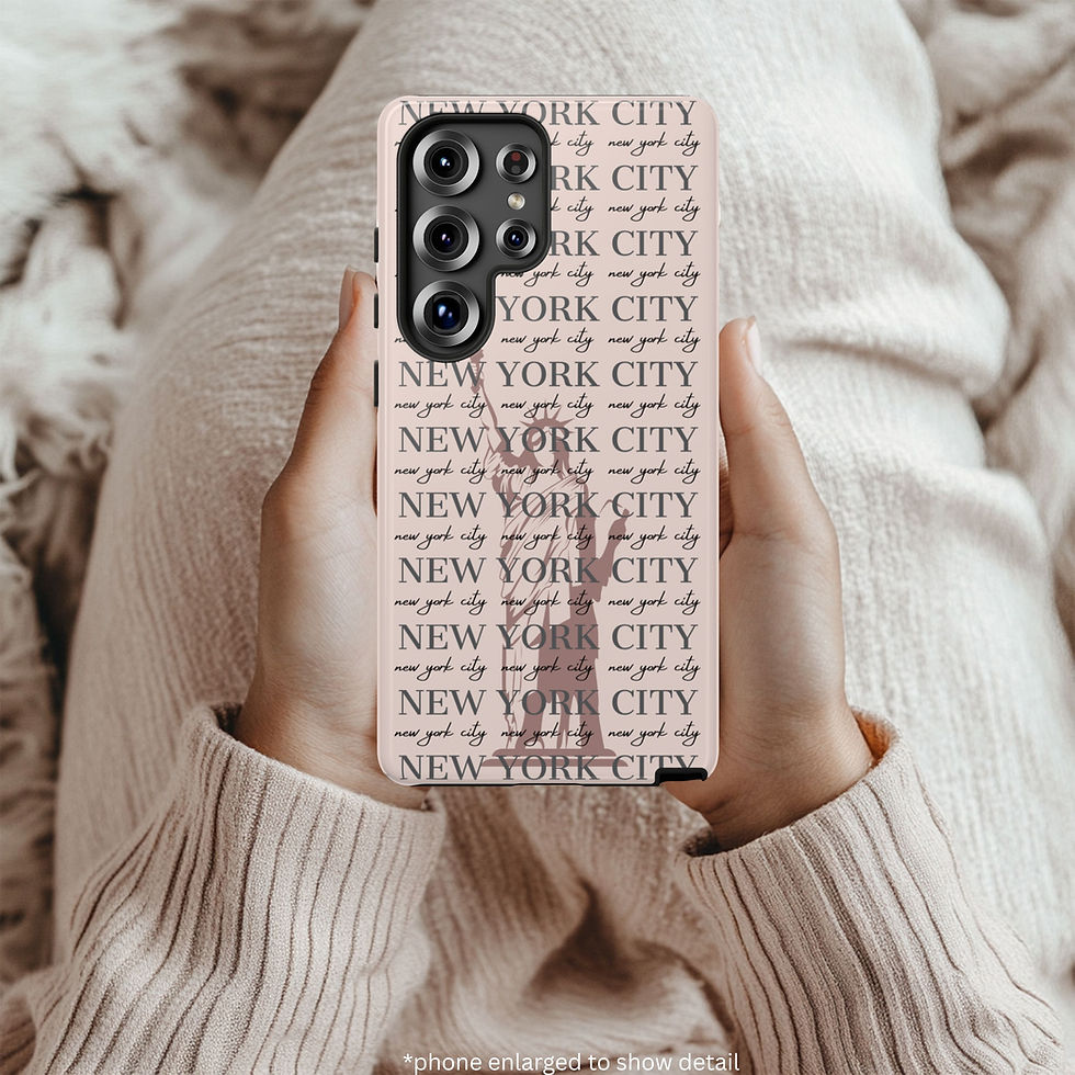 New York City Case - Samsung Galaxy S25 - Person Holding the Case