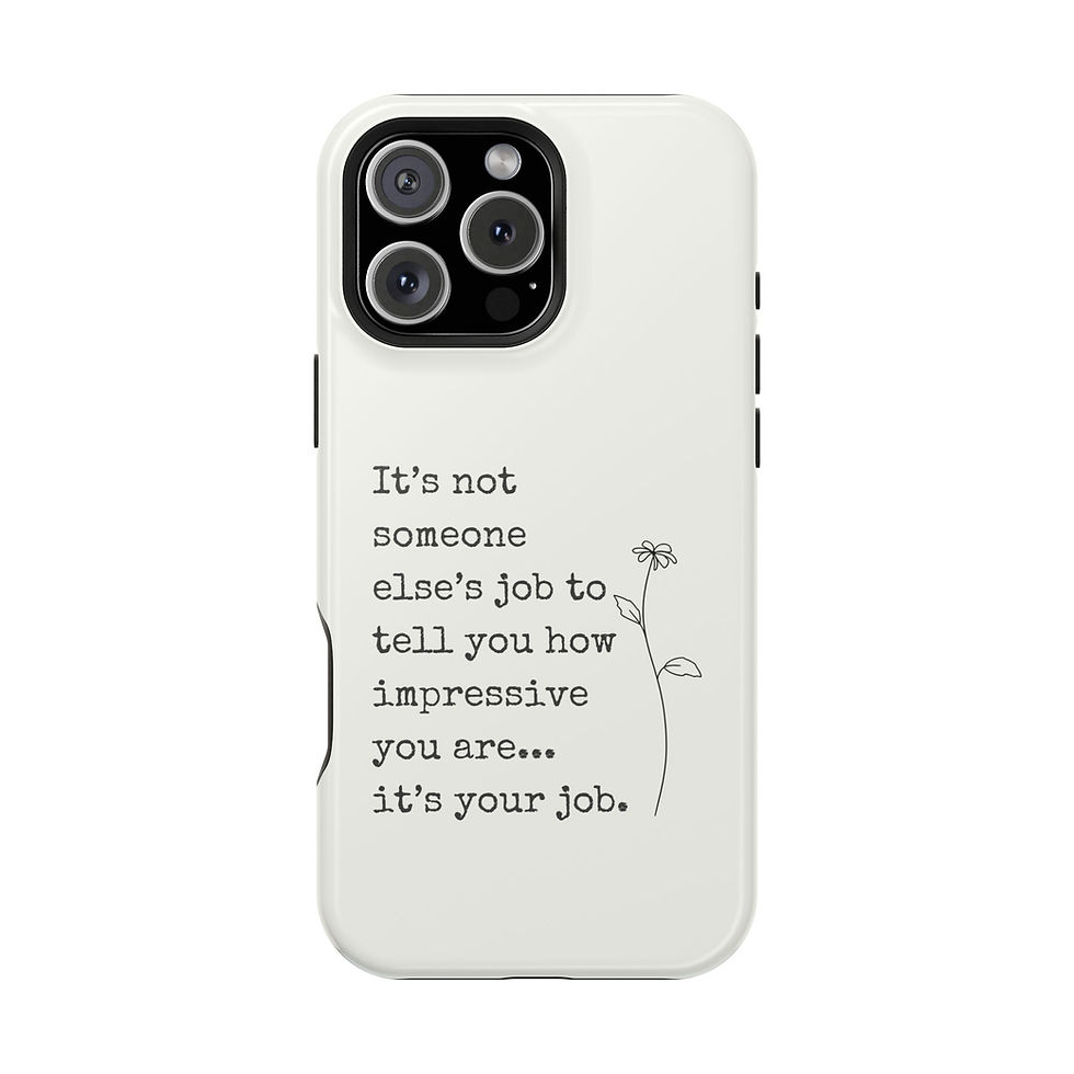Thumbnail: Inspirational Magnetic Phone Case - iPhone 16 Pro Max - Front View of the Case