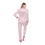 Thumbnail: Women's Christmas Pajamas Women's Luxury Satin Pajamas, Christmas-Themed Sleepwear - woman back