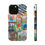 Thumbnail: Sights of NYC Phone Case - iPhone 14 Pro - Front and Side View