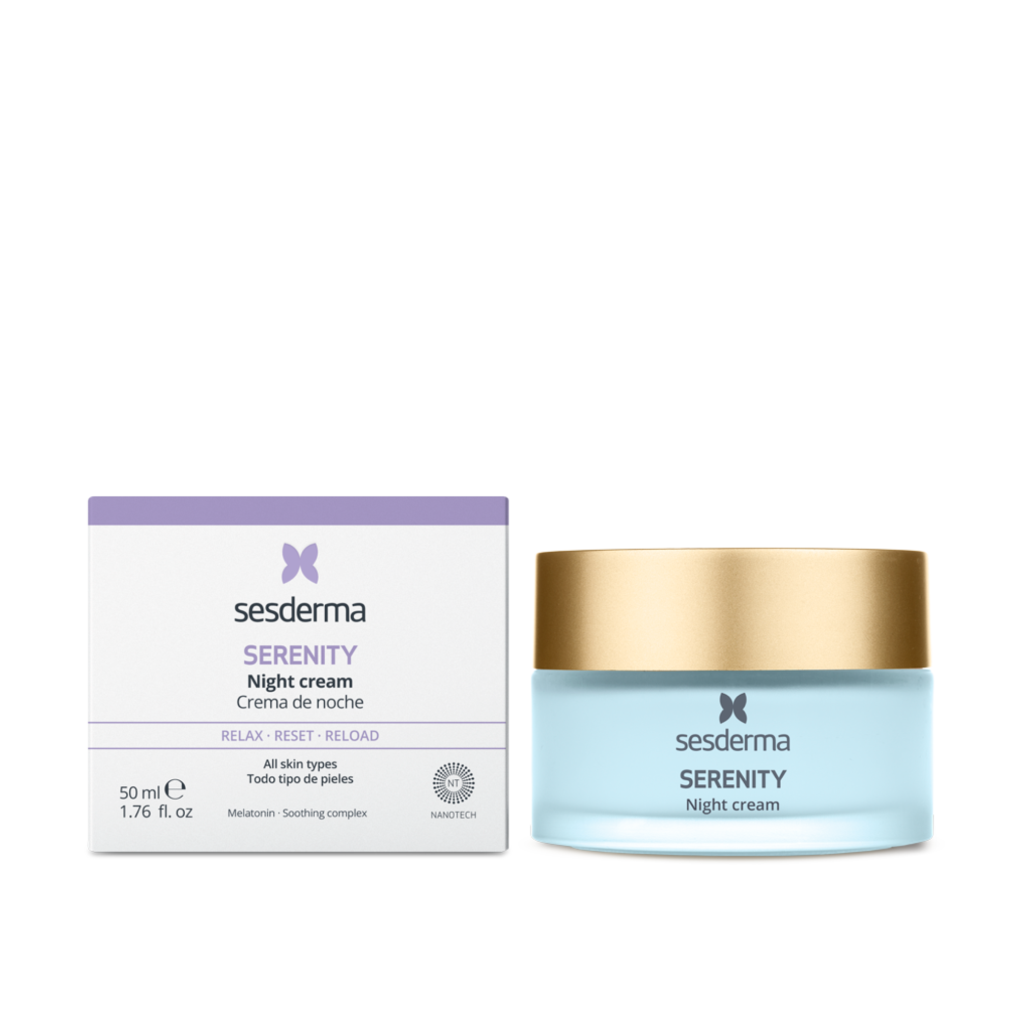 SERENITY CREMA DE NOCHE 50 ML