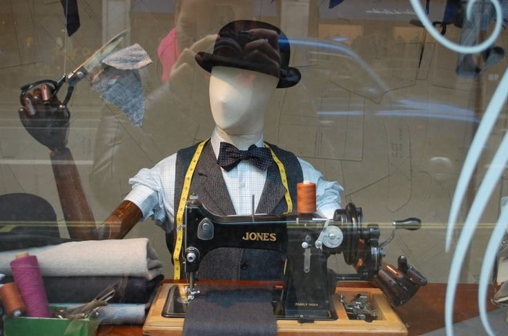A tailor hard at work handcrafting the perfect suit for you