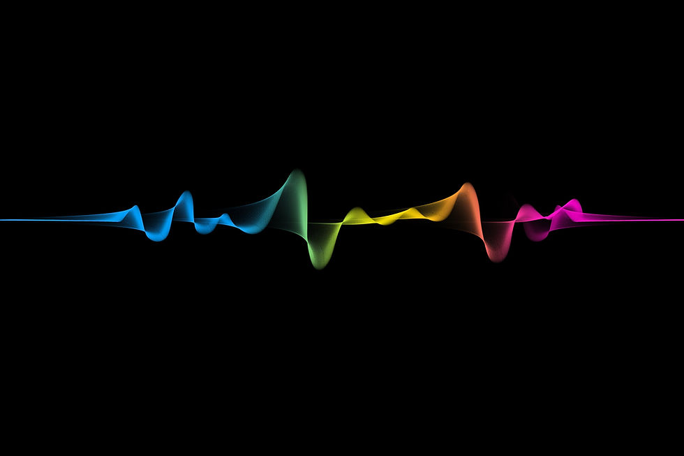 Coloured sound waves