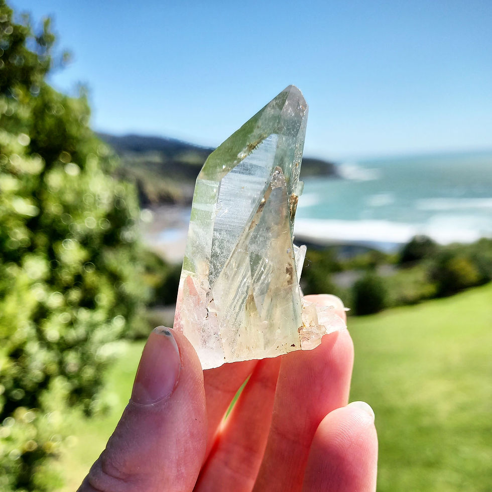 Thumbnail: Green Chlorite Quartz