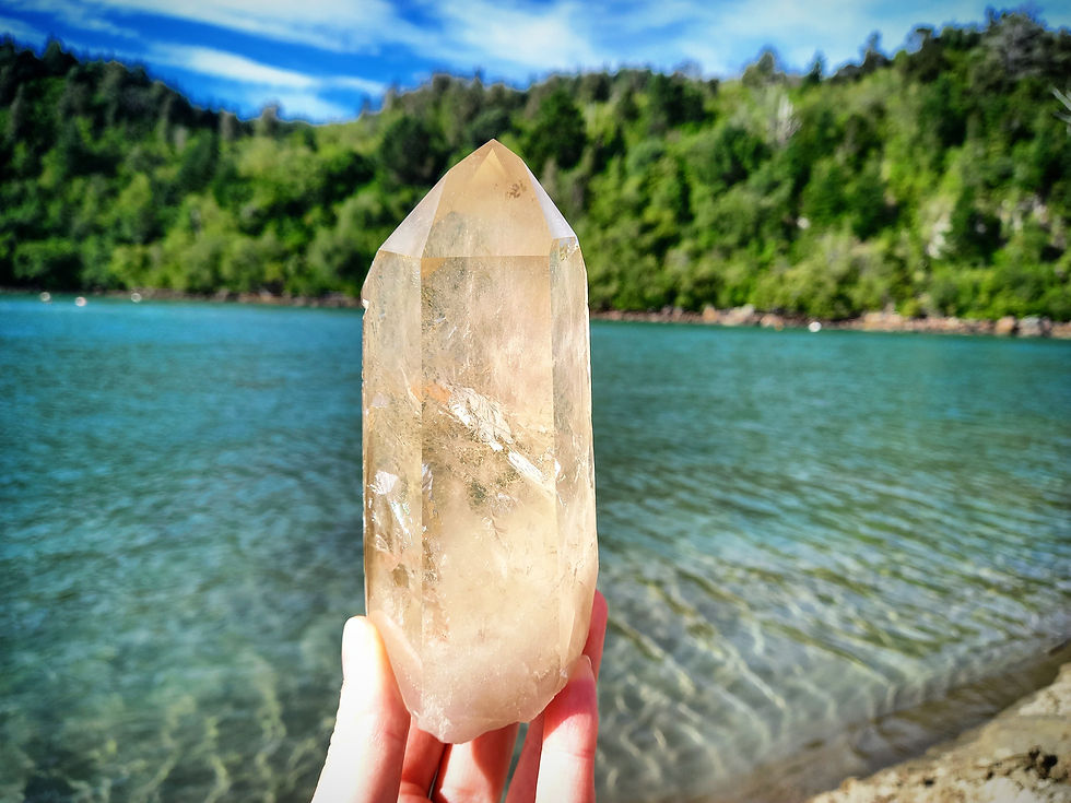 Thumbnail: Self Healed Citrine, Infused with Rainbow Rays of Light. Advanced Cosmic Energy.