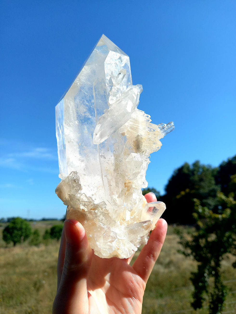 Thumbnail: Spectacular Quartz Cluster of Beautiful High Vibration to Surround Your Energy!