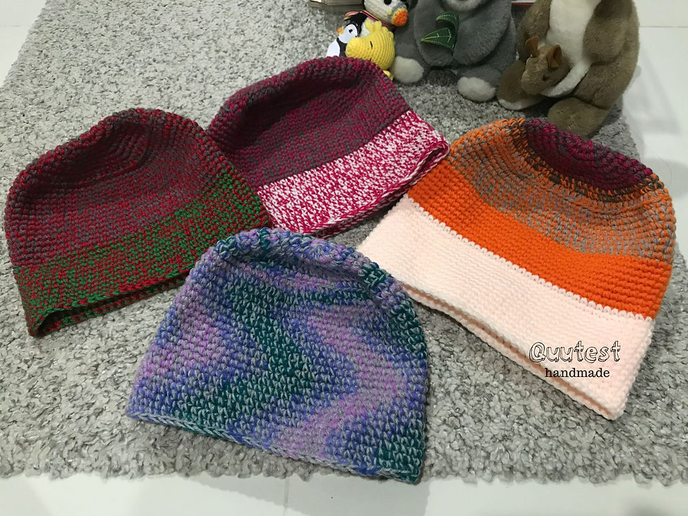 Folded and ready to be sent to collection centre