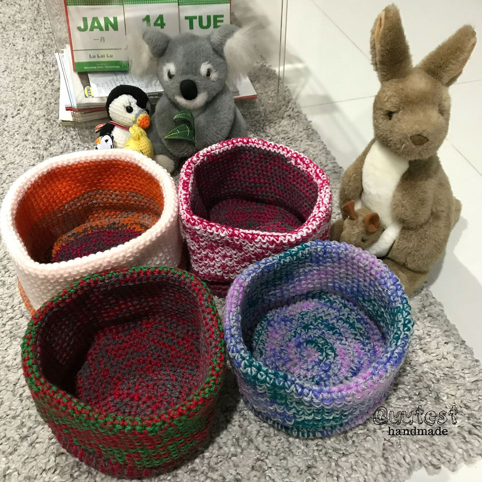 Crochet birds nest
