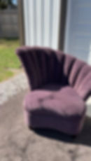 Thumbnail: Set of Postmodern Ascending Clam Shell Back Swivel Chairs