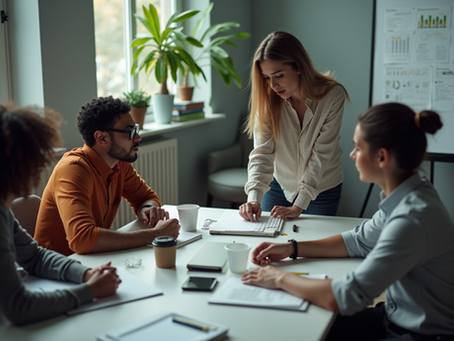 Group of people at work