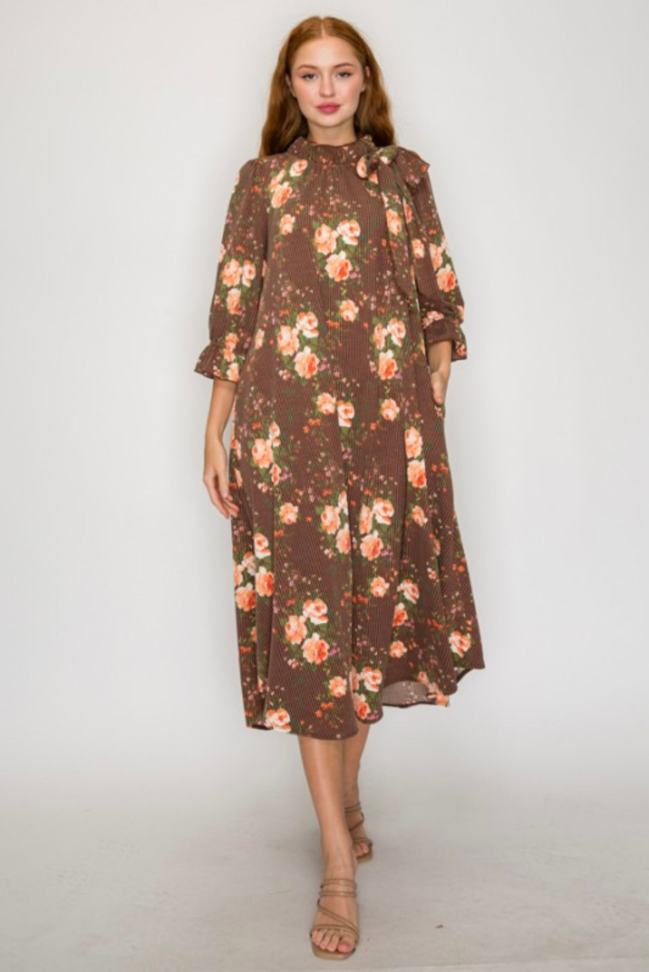 Swing Dress With Side Bow