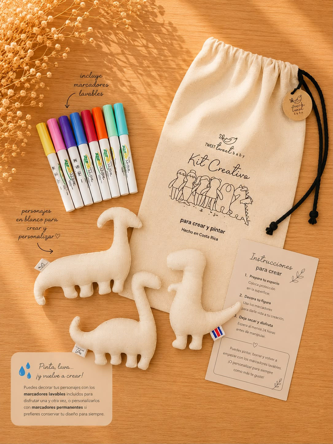 Kit creativo dinos