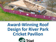 Award-Winning Roof Design for River Park Cricket Pavilion