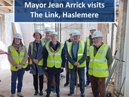 Mayor of Haslemere Visits The Link