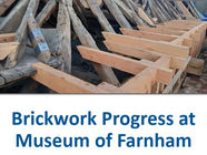 Brickwork Progress at Museum of Farnham
