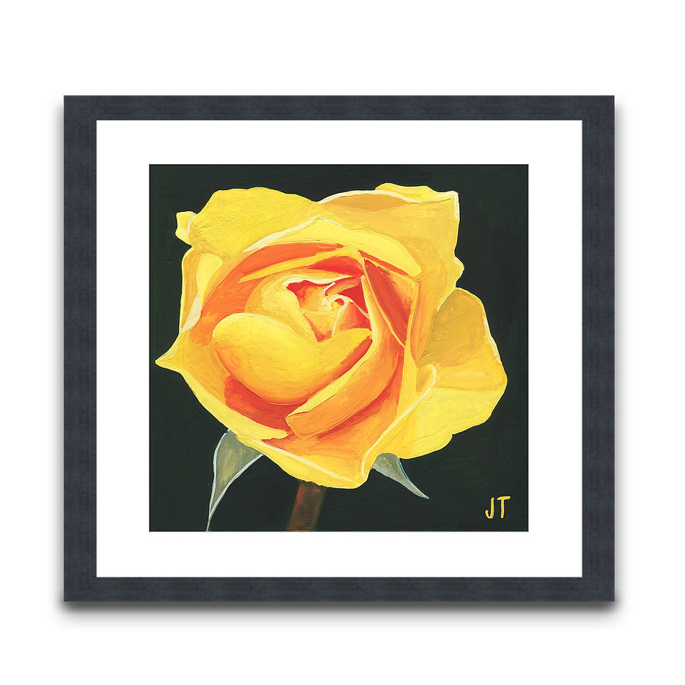 Thumbnail: Yellow Rose ~ Giclee Print