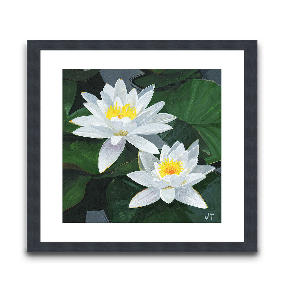 Thumbnail: Waterlilies II ~ Giclee Print
